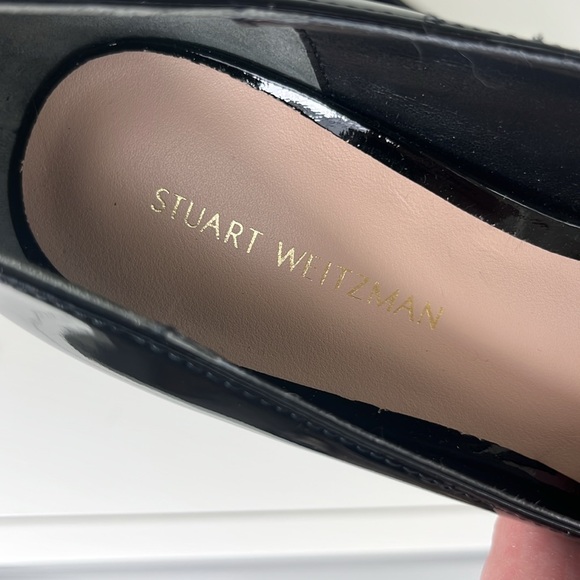 Stuart Weitzman Black Patent Holly 60 Pump - Picture 3 of 9